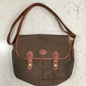 Longchamp lepilage nylon bag with leather
